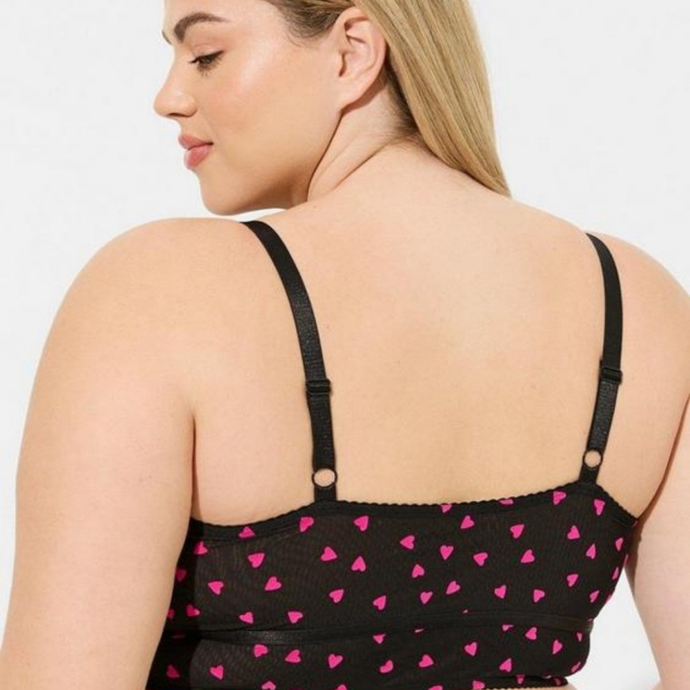 Torrid French Hearts Bralette